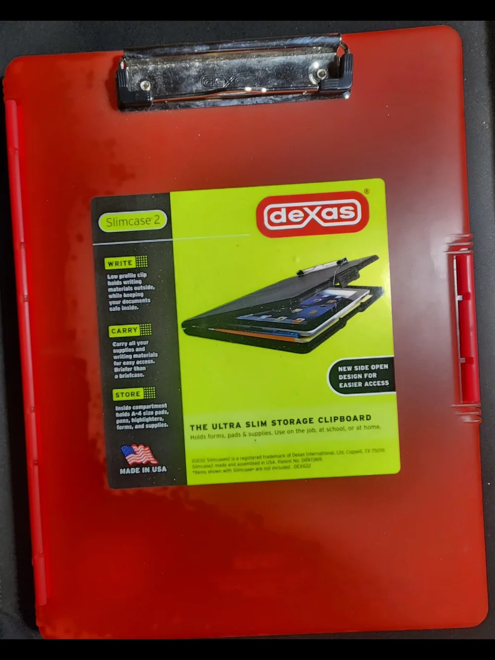 2 For 1 Dexas Slimcase  Storage Clipboards